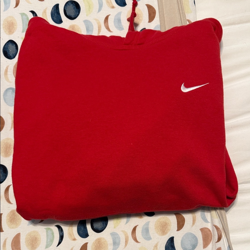 Nike red hoodie XL